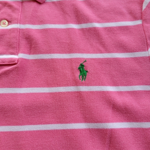 EUC Polo pink 100% cotton polo sz L - Picture 4 of 5